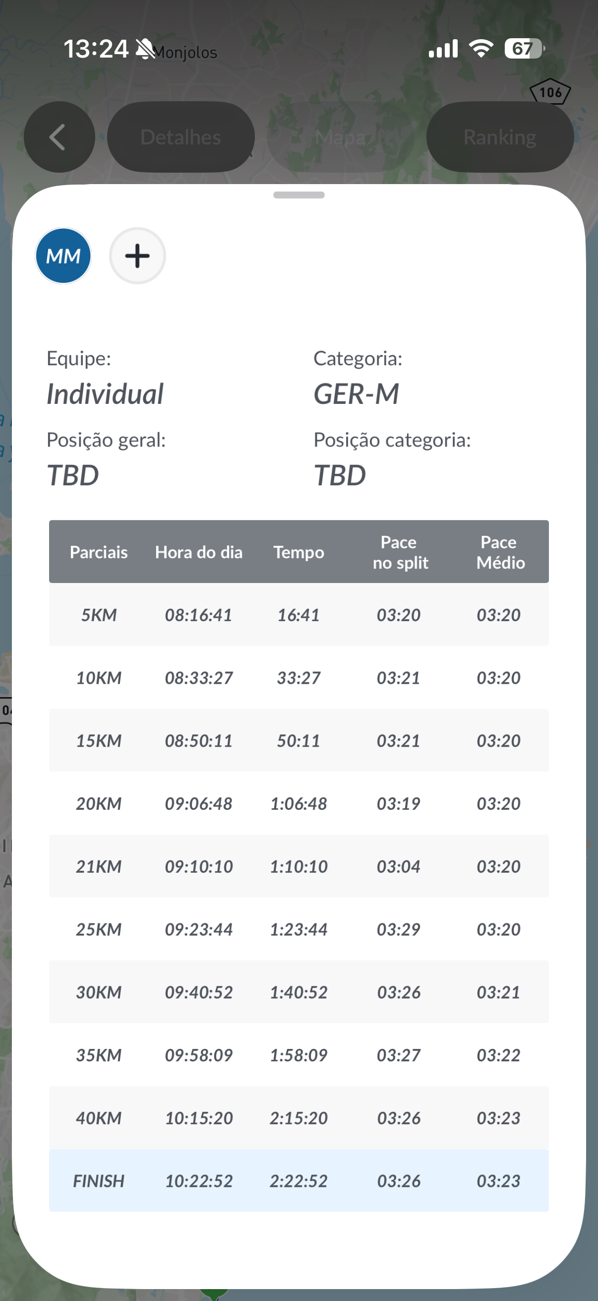 Aplicativo do Atleta